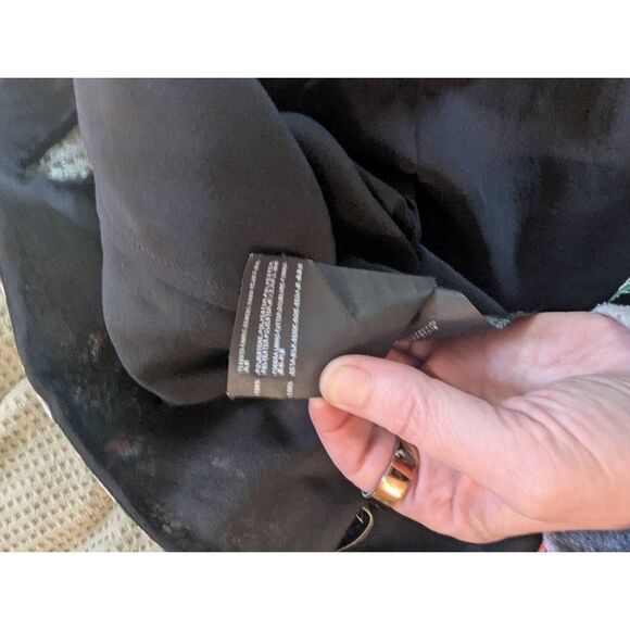 Balenciaga Multicolor Lace Shift Dress Geometric Pattern Silk Slip Size 8-10 M - Picture 9 of 9